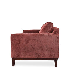 Inga Sofa in Rust side view - Pacific Northwest sofa by Stylus - Whats New Furniture Portland OR