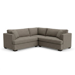Jema Sectional Sofa in Levi Carbon front view - sectional by Stylus - Whats New Furniture Portland OR