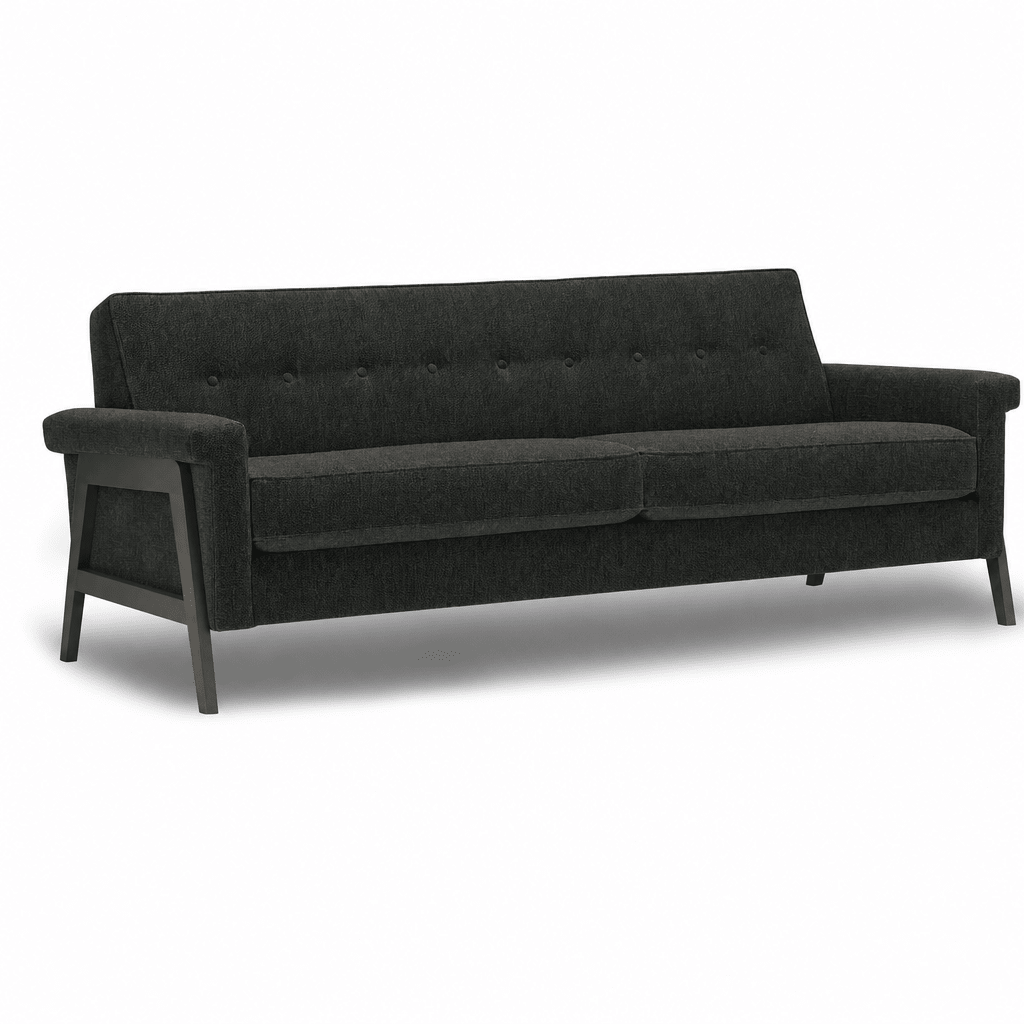 Jesper Sofa in Nexus Arbor front view - sofa by Stylus - Whats New Furniture Portland OR