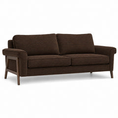 Johan Sofa in Paso Spice — studio front view - johan sofa by Stylus - Whats New Furniture Portland OR
