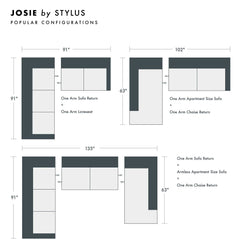 Josie Custom Sofa / Sectional - Whats New Furniture - Portland, Oregon