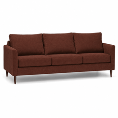 Josie Sofa in Serenity Cinnamon front view - sofa by Stylus - Whats New Furniture Portland OR