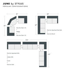 June Custom Sofa / Sectional - Whats New Furniture - Portland, Oregon