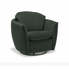 Luna Swivel-Glider Chair in Dream Goddess — studio front view - Stylus - Whats New Furniture Portland OR