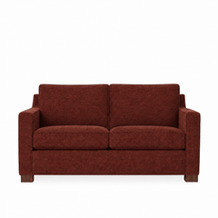 Metro Loveseat in Serenity Cinnamon chenille - Stylus loveseat - Whats New Furniture Portland OR