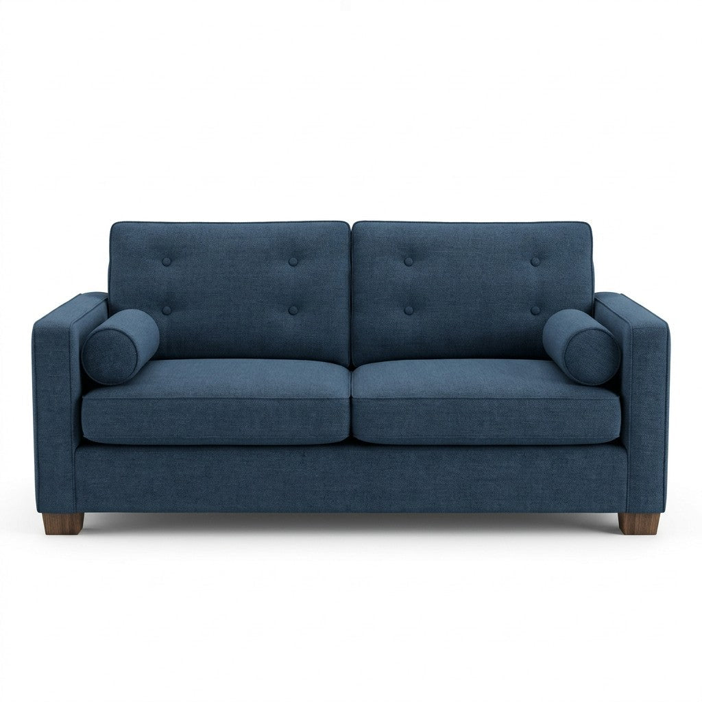 Navy Blue Stylus Sofa - consignment furniture Portland