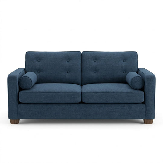 Navy Blue Stylus Sofa - consignment furniture Portland