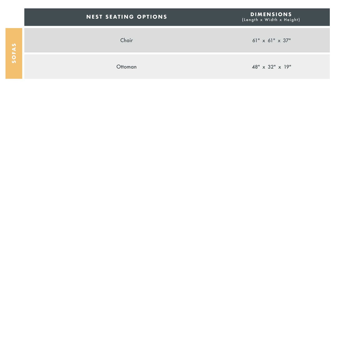 Nest Custom Chair & Ottoman - Whats New Furniture - Portland, Oregon