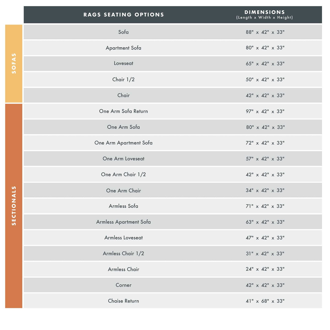 Rags Custom Sofa / Sectional - Whats New Furniture - Portland, Oregon