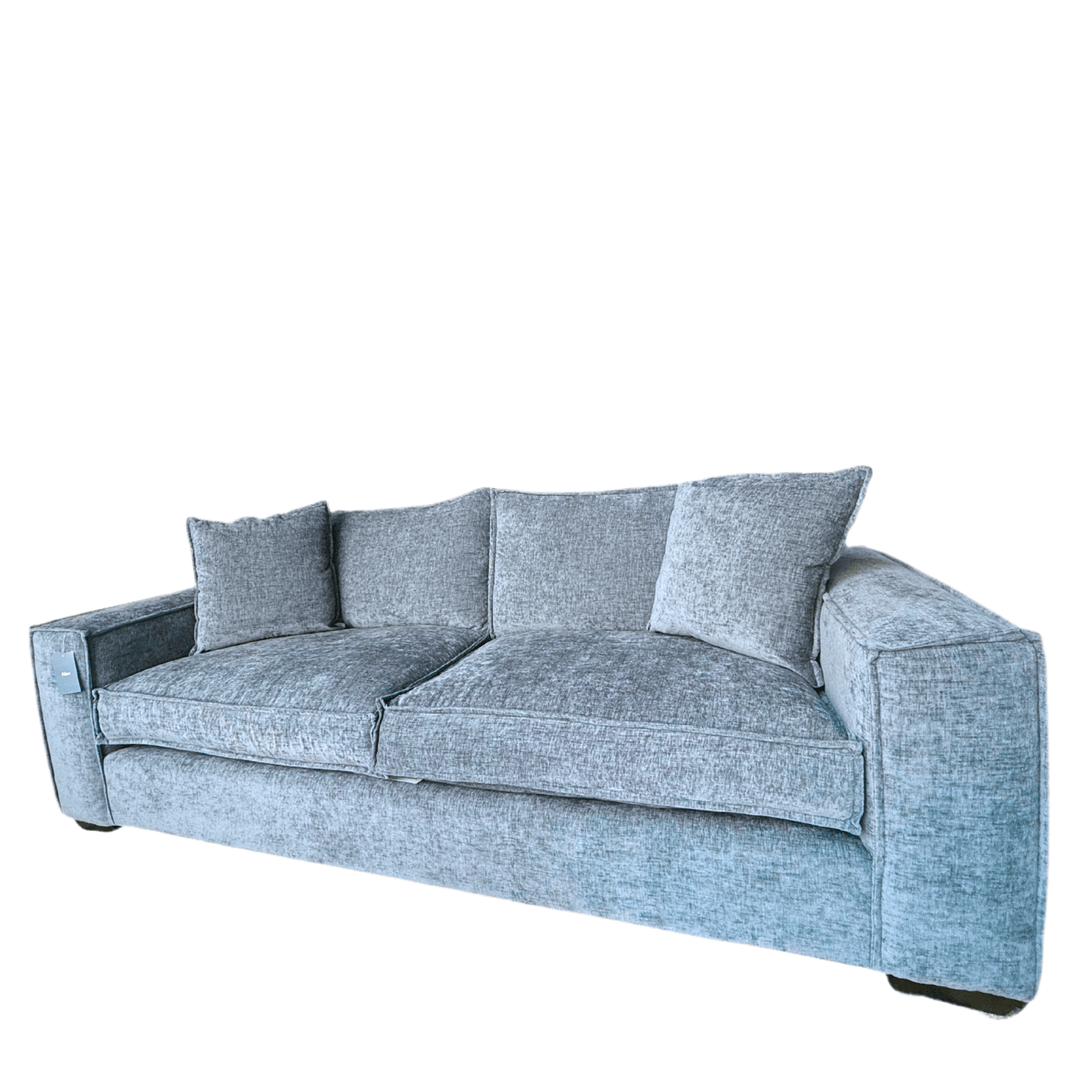 Rags Sofa in Nile Ocean side angle - Pacific Northwest sofa by Stylus - Whats New Furniture Portland OR