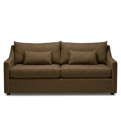 Ricci Sofa in Levi Cafe front view - sofa by Stylus - Whats New Furniture Portland OR