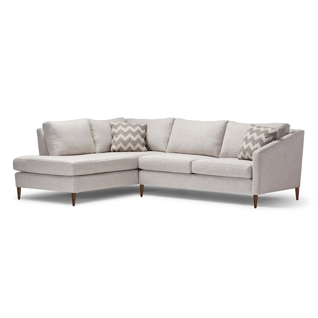 Wilson Custom Sofa / Sectional sectional front view - custom sofa sectional by Stylus - Whats New Furniture Portland OR