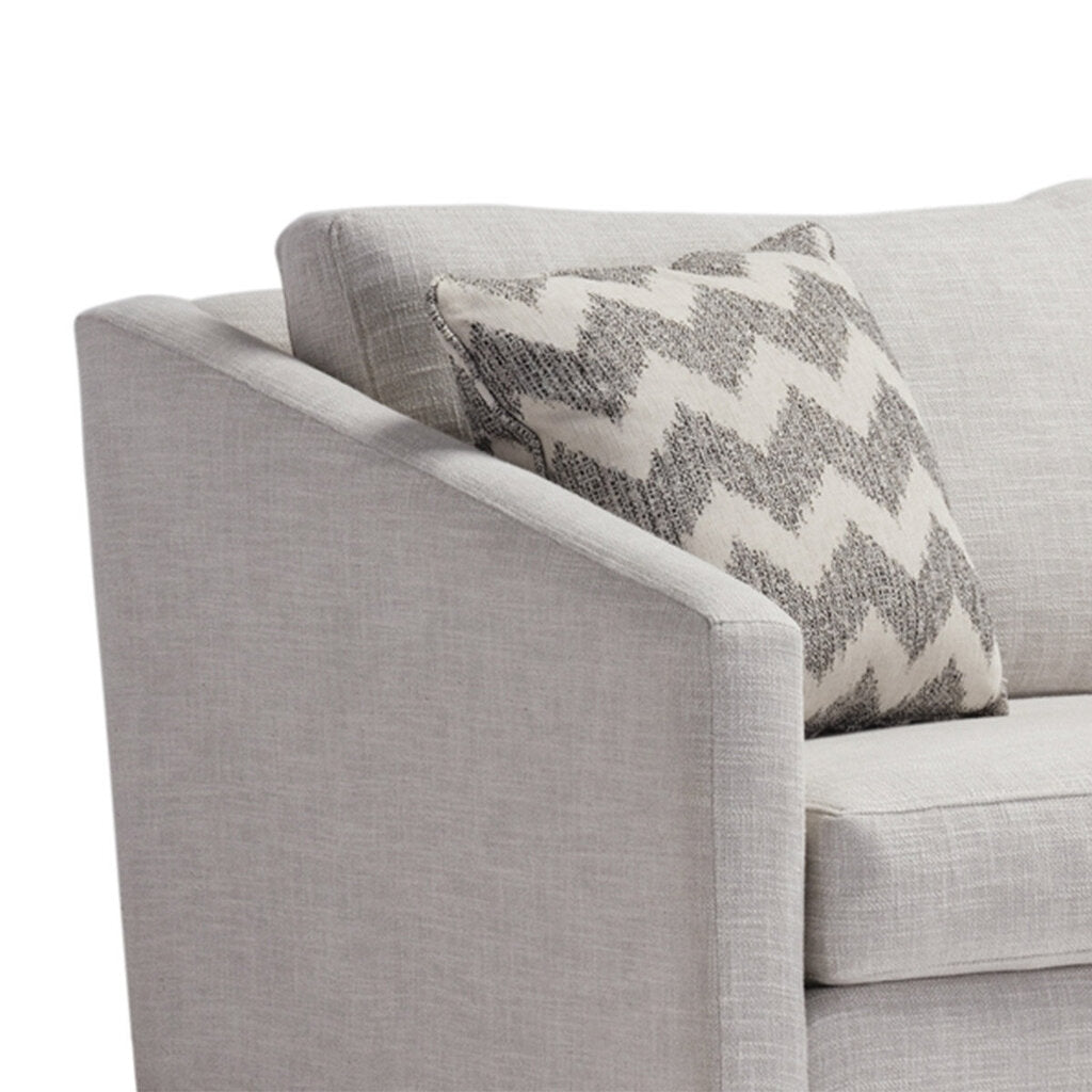 Wilson Open Chaise Sectional in Dodworth Mica detail view - mid-century open-chaise sectional by Stylus - Whats New Furniture Portland OR