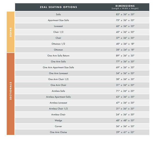 Zeal Custom Sofa / Sectional - Whats New Furniture - Portland, Oregon