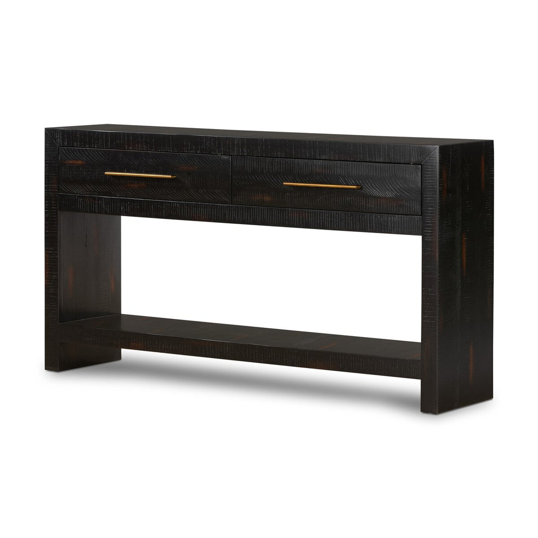 Suki Console Table Burnished Black