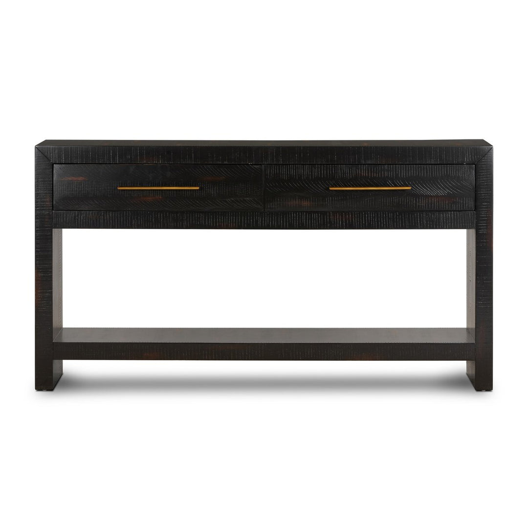 Suki Console Table Burnished Black