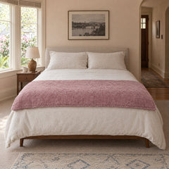 Summit Petite Duvet with Insert in Dusty Rose styled in a Portland home - Whats New Furniture
