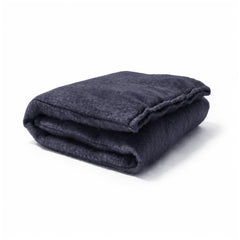 Summit Petite Duvet with Insert in Navy - front three-quarter studio view - Petite Duvet by Pom Pom at Home - Whats New Furniture Portland OR