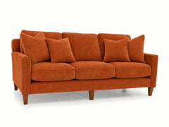 Summit Sofa in Lush Papaya - studio three-quarter view - Stanton - Whats New Furniture Portland OR