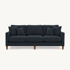 Summit Sofa in Peyton Navy - studio front view - Stanton - Whats New Furniture Portland OR