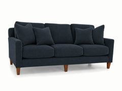 Summit Sofa in Peyton Navy - studio three-quarter view - Stanton - Whats New Furniture Portland OR