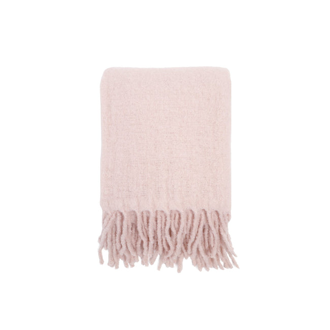 Summit Throw in Blush, studio view - Whats New Furniture Portland