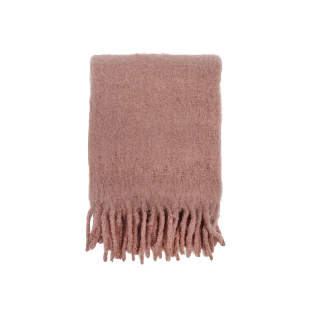 Summit Throw in Dusty Rose, studio view - Whats New Furniture Portland