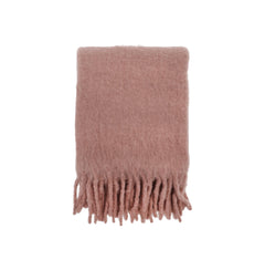 Summit Throw in Dusty Rose, studio view - Whats New Furniture Portland