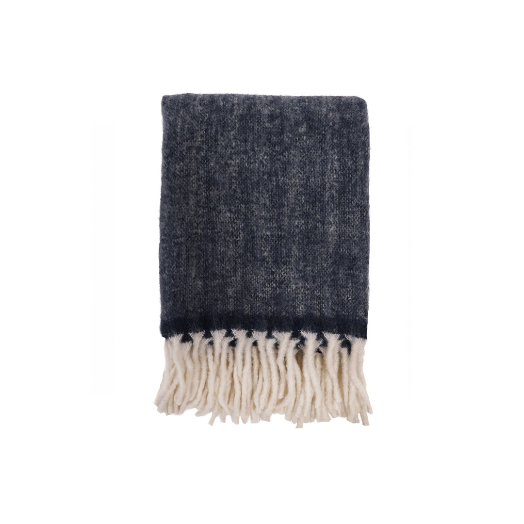 Summit Throw in Navy, studio view - Whats New Furniture Portland