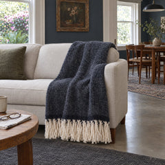Summit Throw in Navy styled in a Portland home - Whats New Furniture