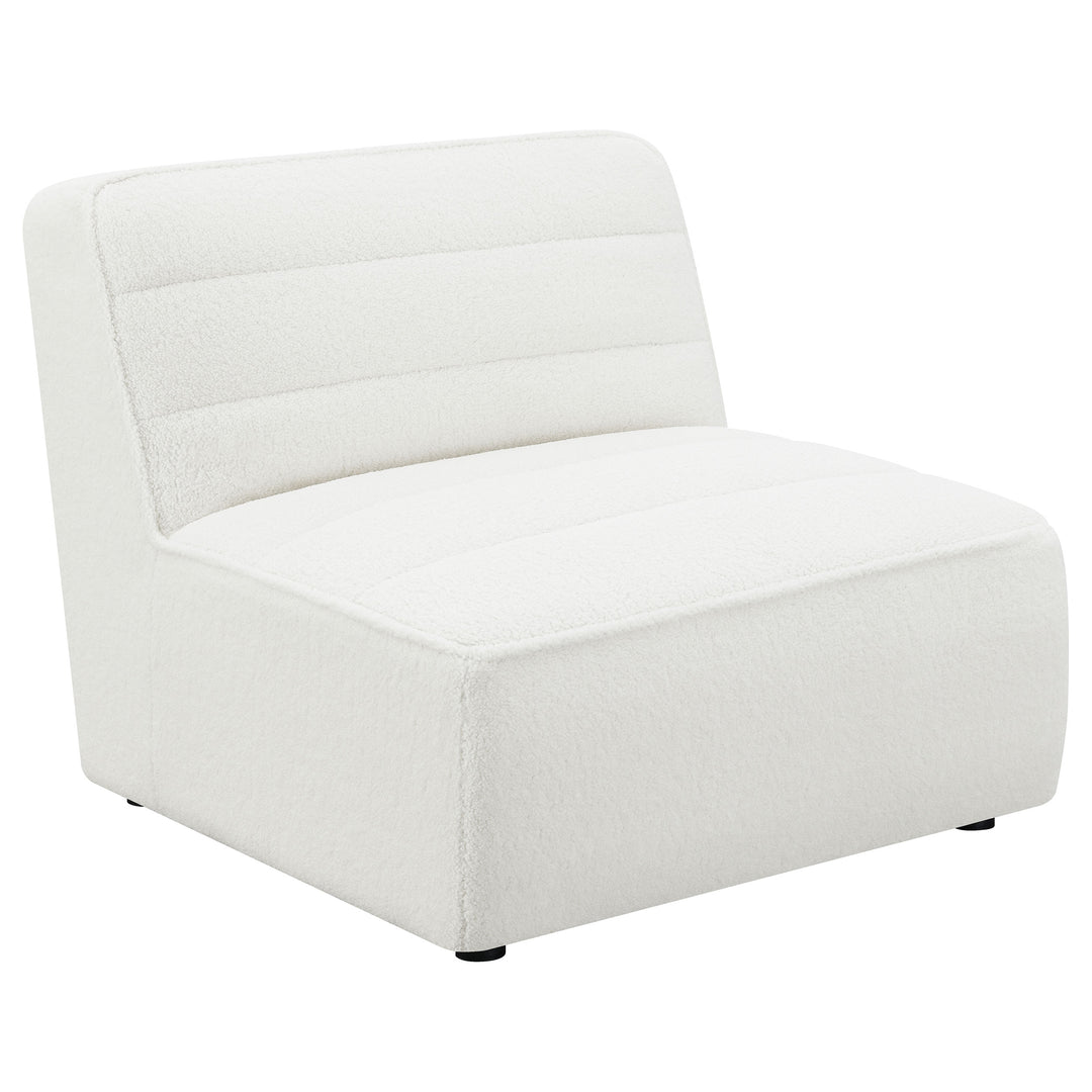 Sunny Upholstered Armless Chair Natural - What&