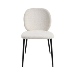 Swan Dining Chair in Off White Boucle - off white boucle dining chair by Unique Furniture - Whats New Furniture Portland OR