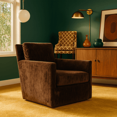 Swivel Armchair detail view 4 - Whats New Furniture - Portland, Oregon