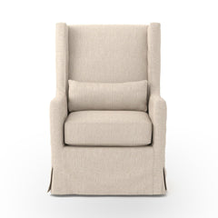Swivel Wing Chair Jette Linen - Accent Chair by Four Hands - What&