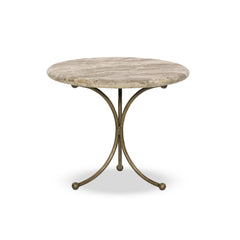 Sylas End Table Fossil Marble