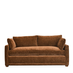 Sylvie Serenity Sleeper Sofa in Burnished Bronze side angle - queen sleeper sofa by Rowe - Whats New Furniture Portland OR