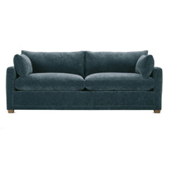 Sylvie Sofa in Federal Blue front view - modern sofa by Rowe Robin Bruce - Whats New Furniture Portland OR