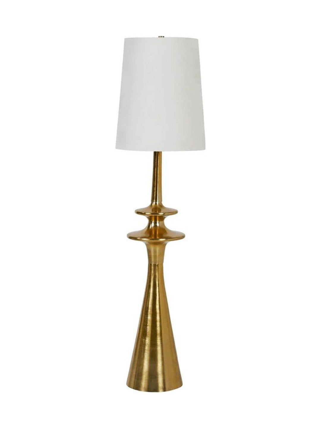 Symphony Floor Lamp in Brass - brass floor lamp by LH Imports - Whats New Furniture Portland OR