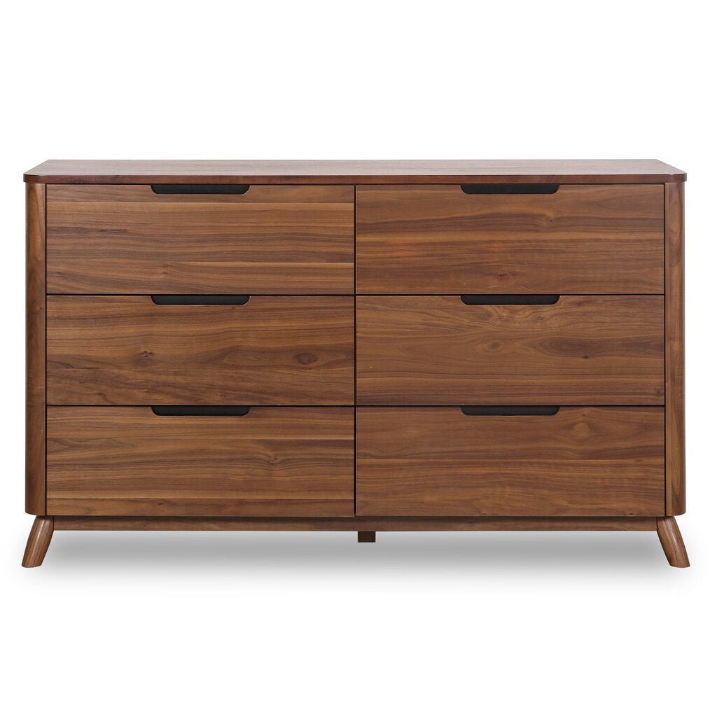 Tahoe 6 Drawer Dresser in Walnut - six-drawer dresser by Unique Furniture - Whats New Furniture Portland OR