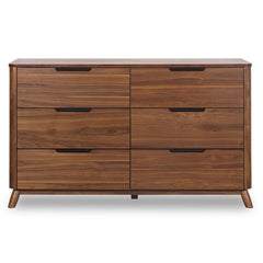 Tahoe 6 Drawer Dresser in Walnut - six-drawer dresser by Unique Furniture - Whats New Furniture Portland OR