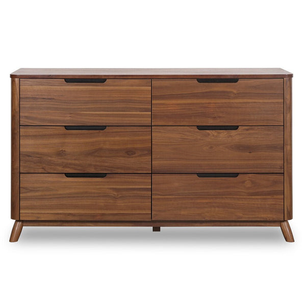Tahoe 6 Drawer Dresser in Walnut - six-drawer dresser by Unique Furniture - Whats New Furniture Portland OR