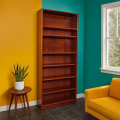 Cherrywood Bookcase detail view 3 - Whats New Furniture - Portland, Oregon