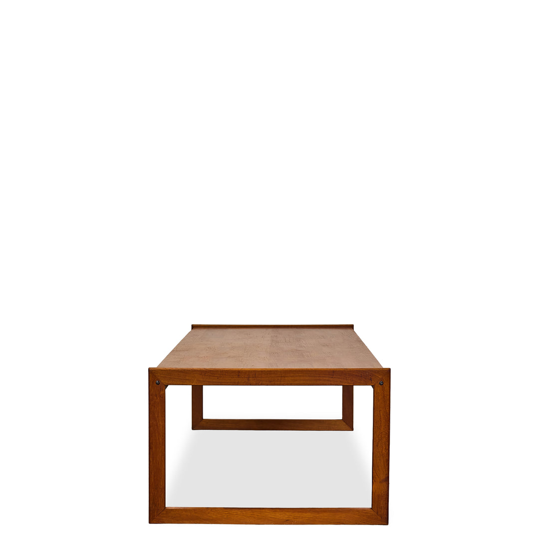 Teak Coffee Table detail view 2 - Whats New Furniture - Portland, Oregon