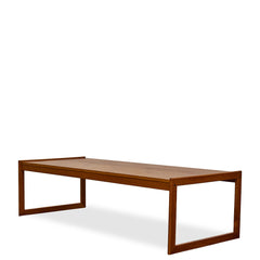 Teak Coffee Table detail view - Whats New Furniture - Portland, Oregon