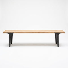 Teak Mid-Century Bench - consignment furniture Portland