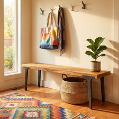 Teak Mid-Century Bench - view 5