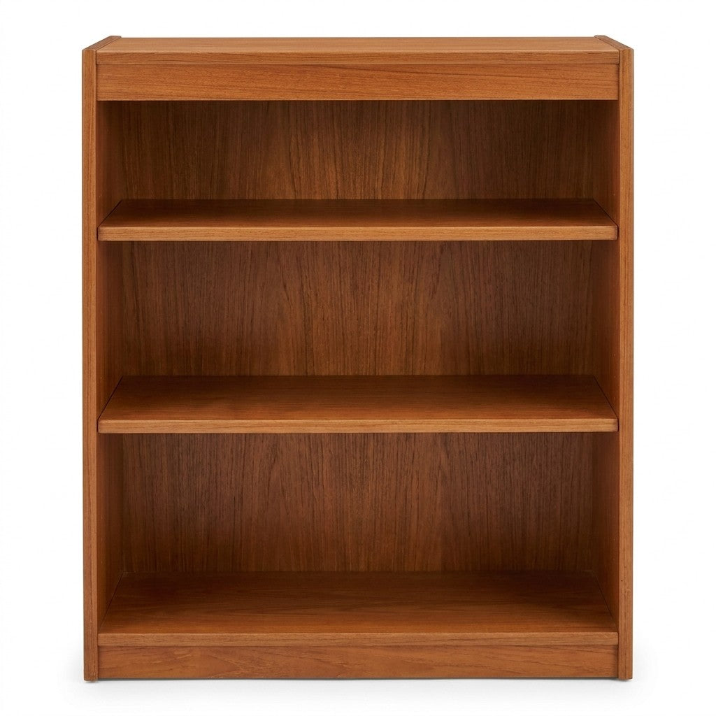 Small Teak Bookcase - consignment furniture Portland