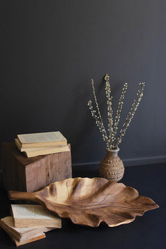 Teakwood Leaf Tray — What&