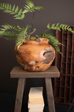 Teakwood Urn — What&