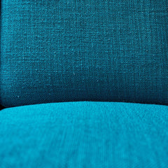 Teal Sofa detail view 3 - Whats New Furniture - Portland, Oregon